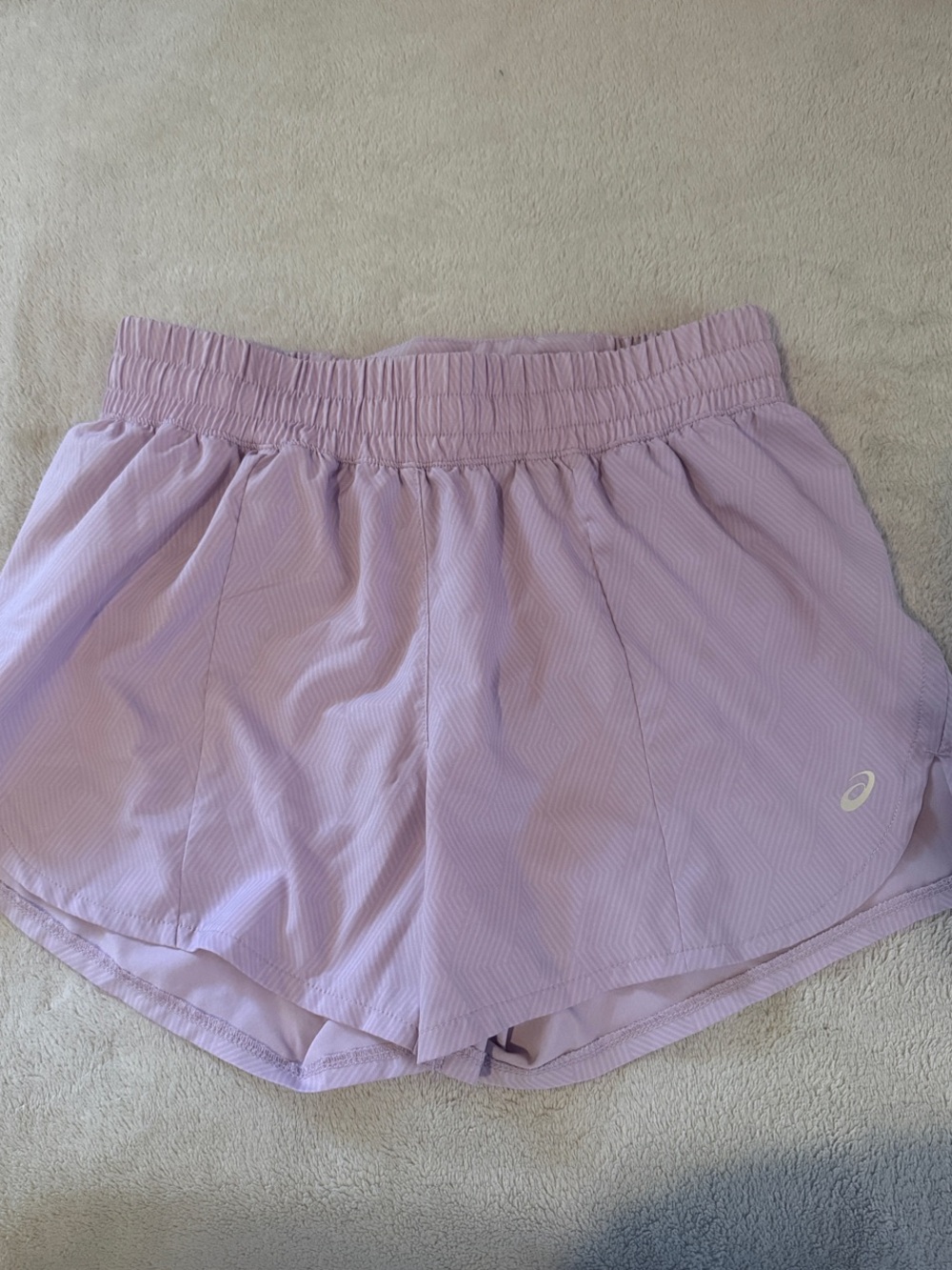 ASICS Lavender Athletic Running Shorts